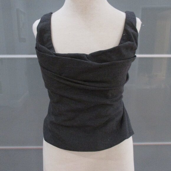 Zara Gathered / Boned Tank Top - Picture 1 of 3